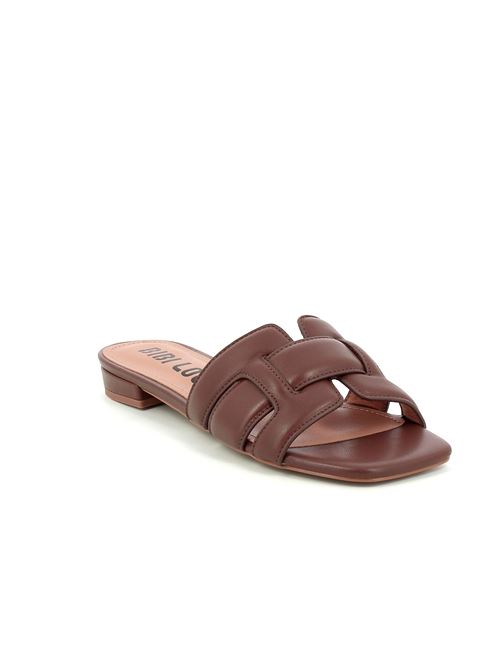 Holly sabot da donna in pelle marrone BIBI LOU | 760X